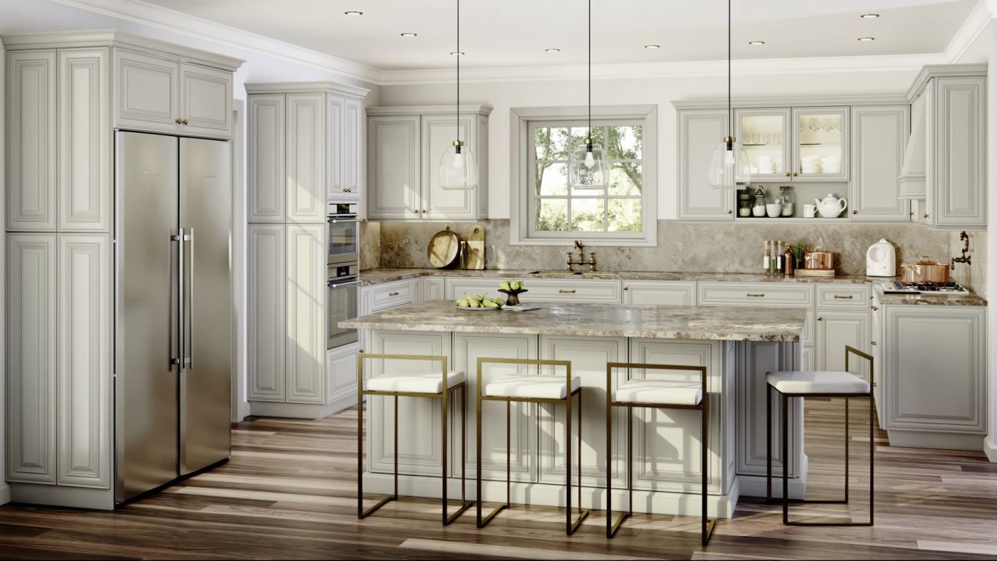 Perla – Framed RTA Kitchen Cabinets – Great Buy Cabinets